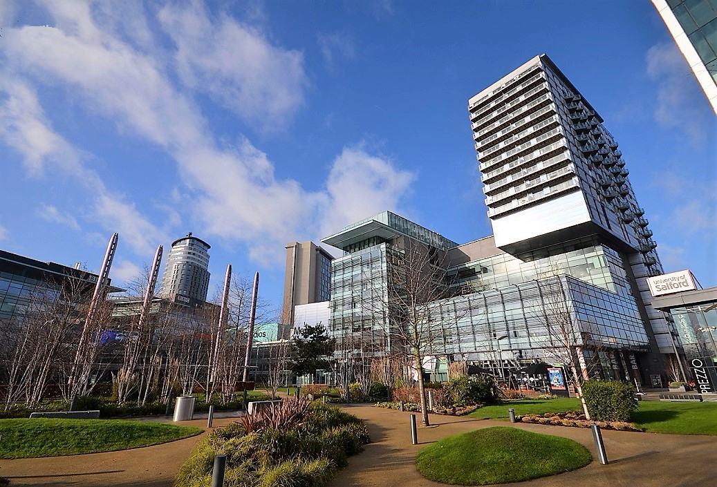 18.08, Pink Number 1 Media City Salford Quays Salford
